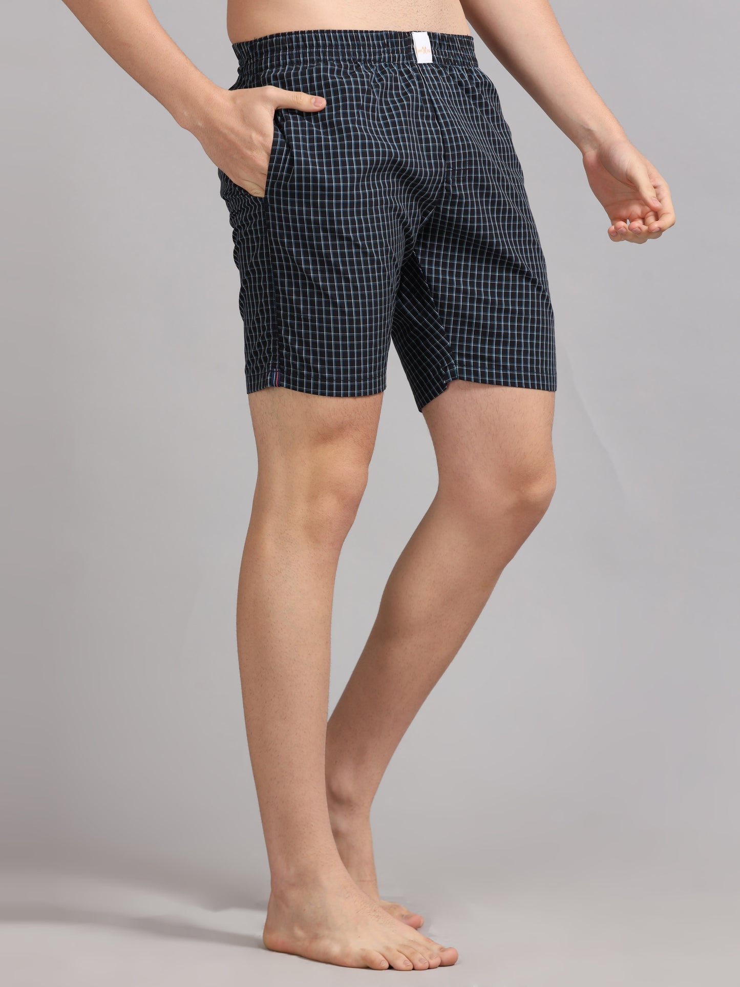 Charcoal Checks Boxer