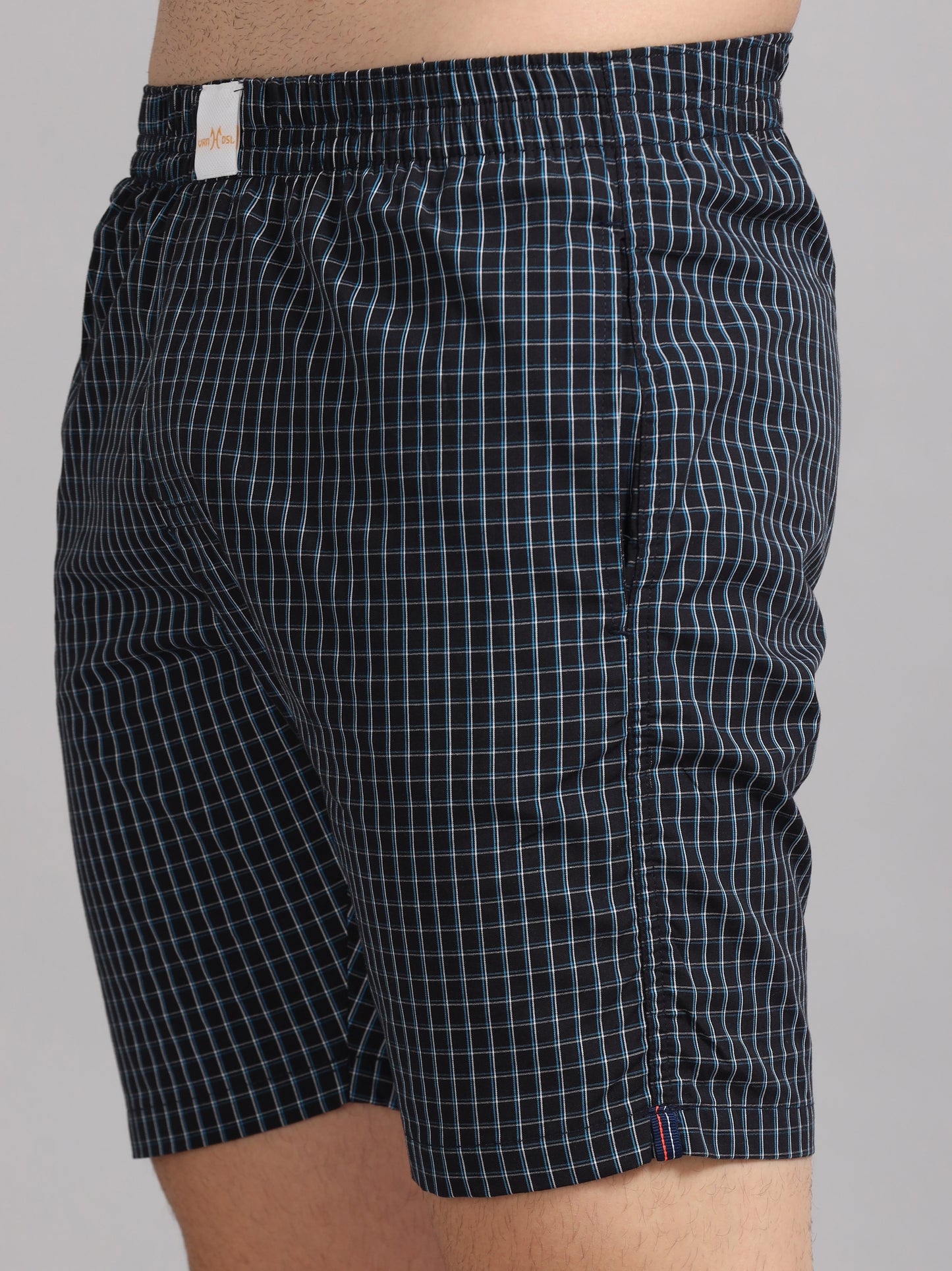 Charcoal Checks Boxer