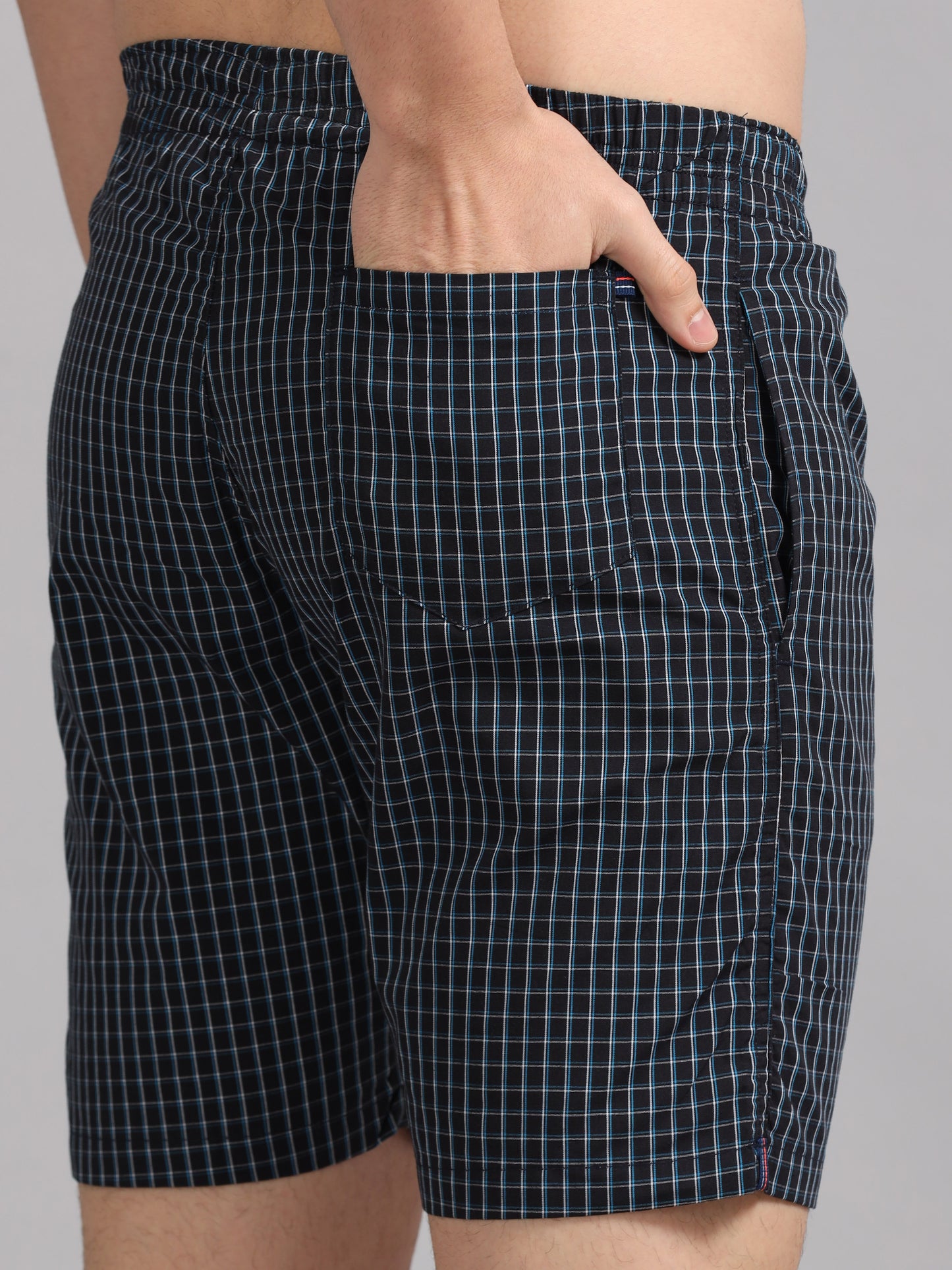 Charcoal Checks Boxer