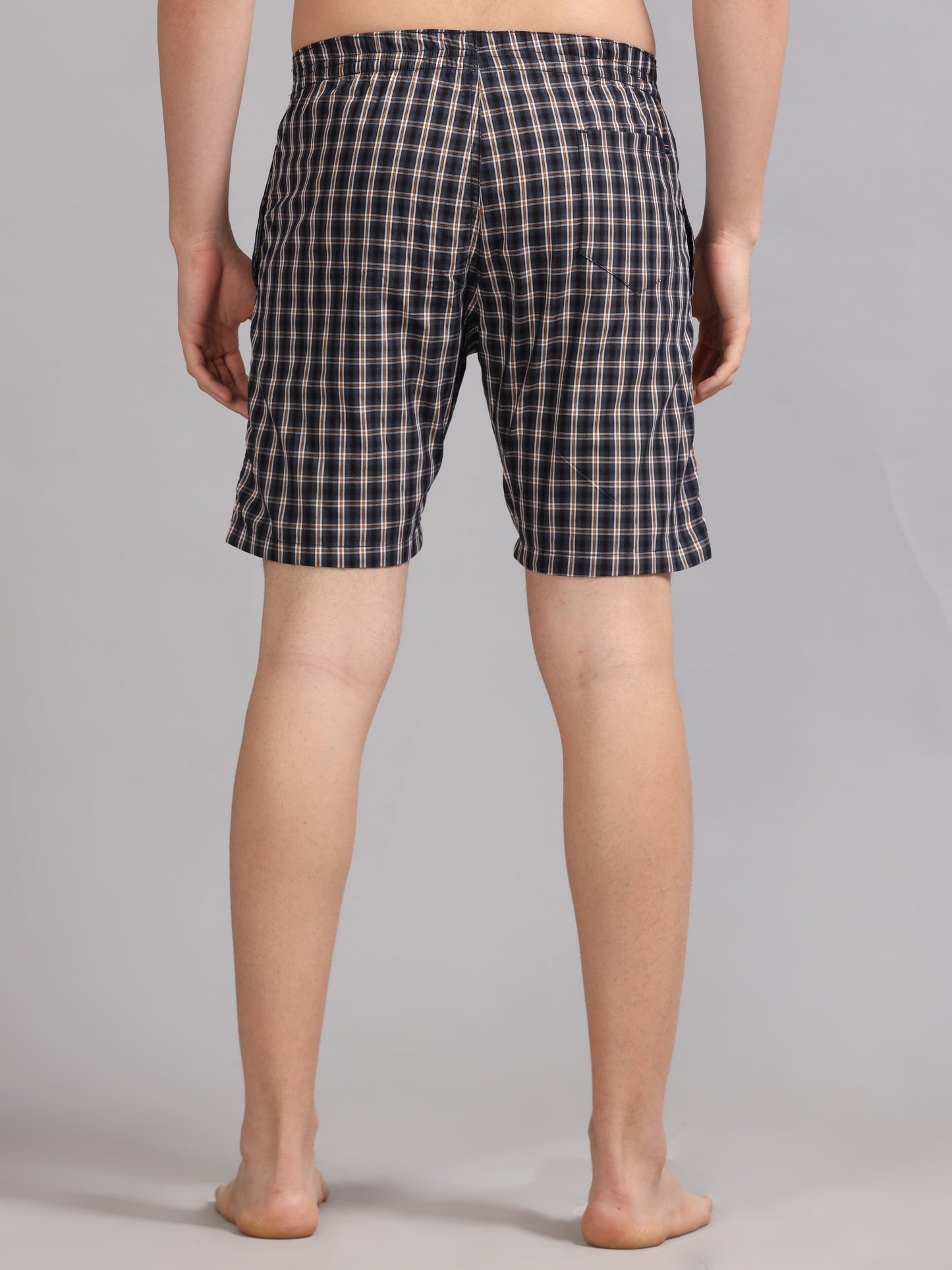 Black Plaid Boxer