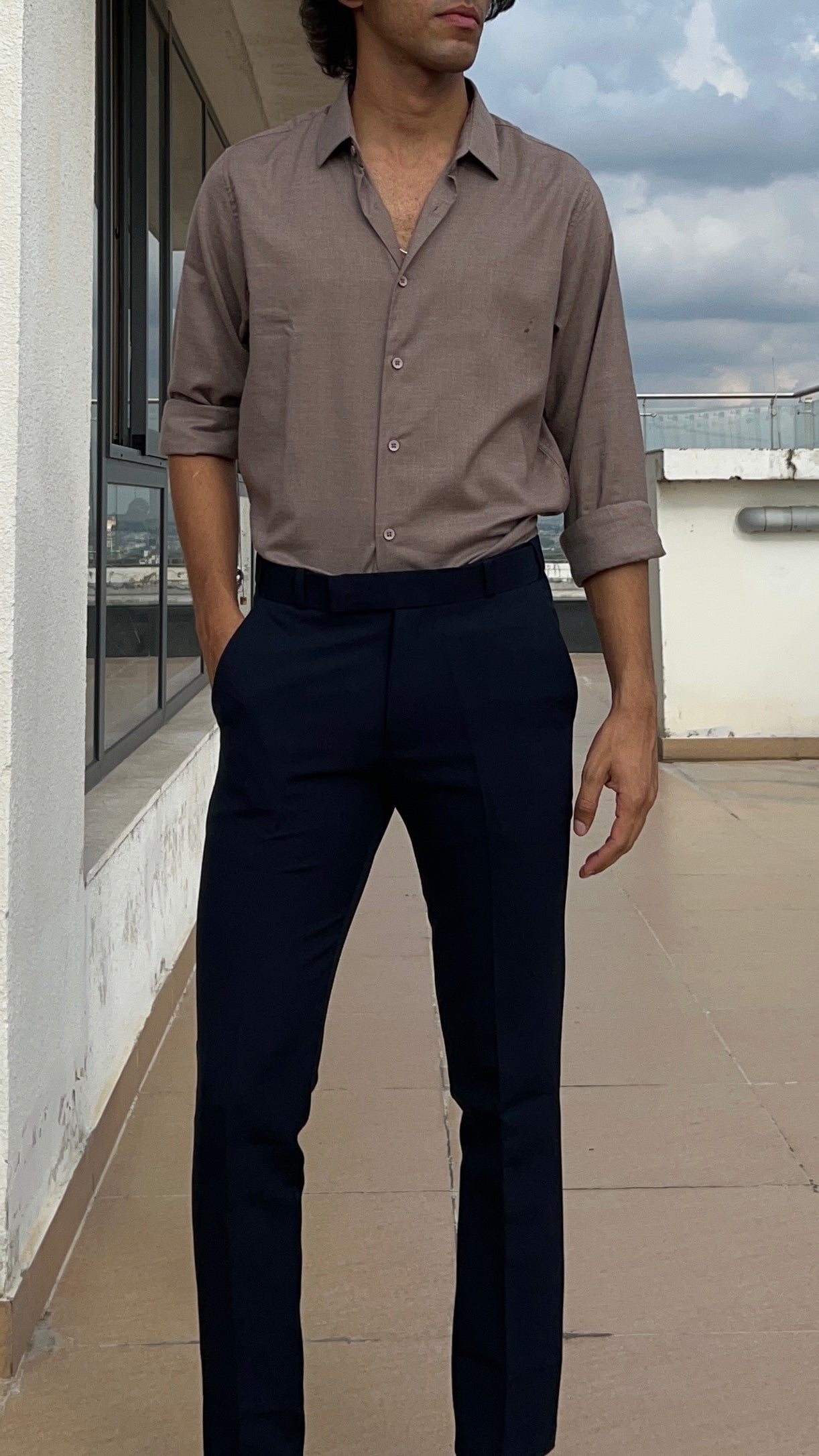 Navy Blue Formal Trousers