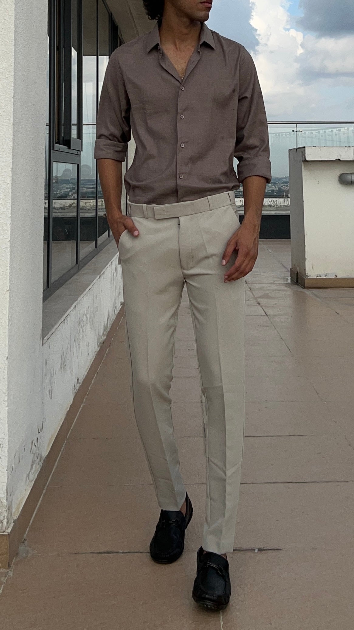 Light Grey Formal Trousers
