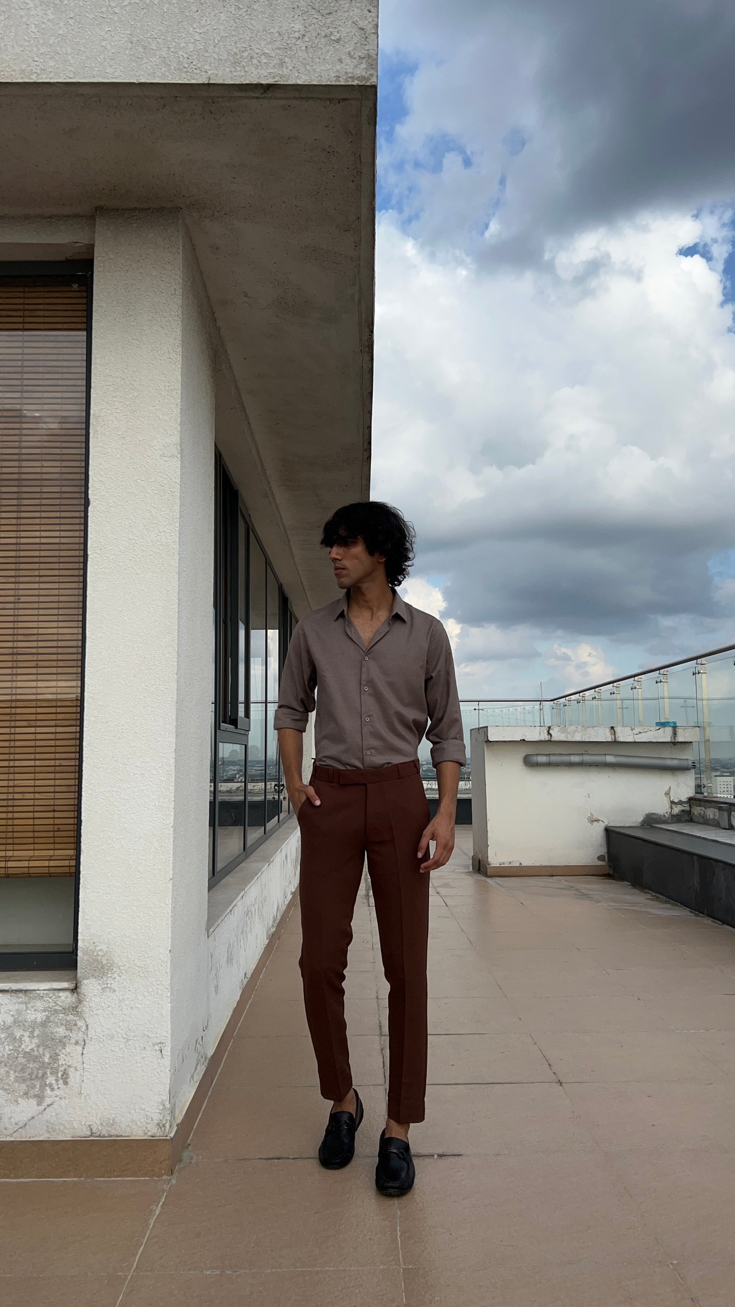 Maroon Formal Trousers