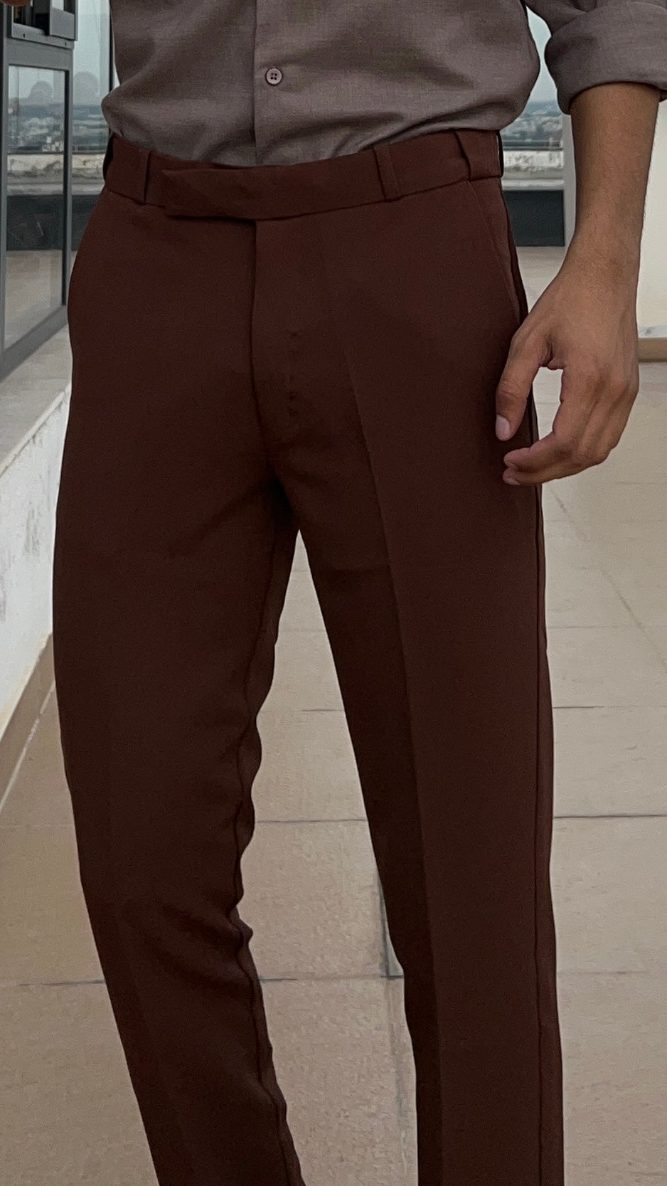 Maroon Formal Trousers