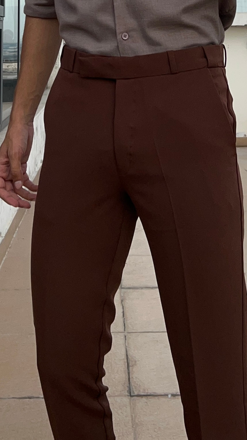 Maroon Formal Trousers