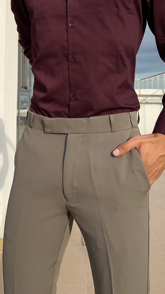Grey Formal Trousers