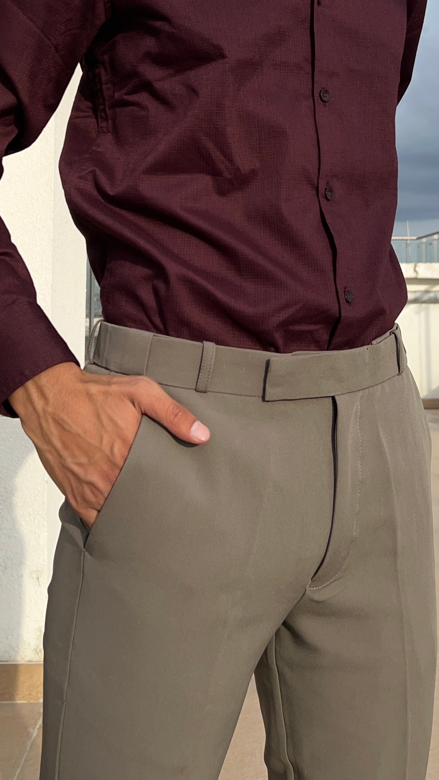 Grey Formal Trousers