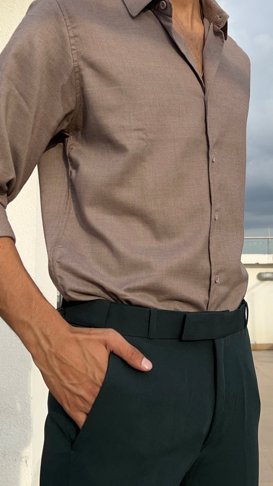 Dark Green Formal Trousers
