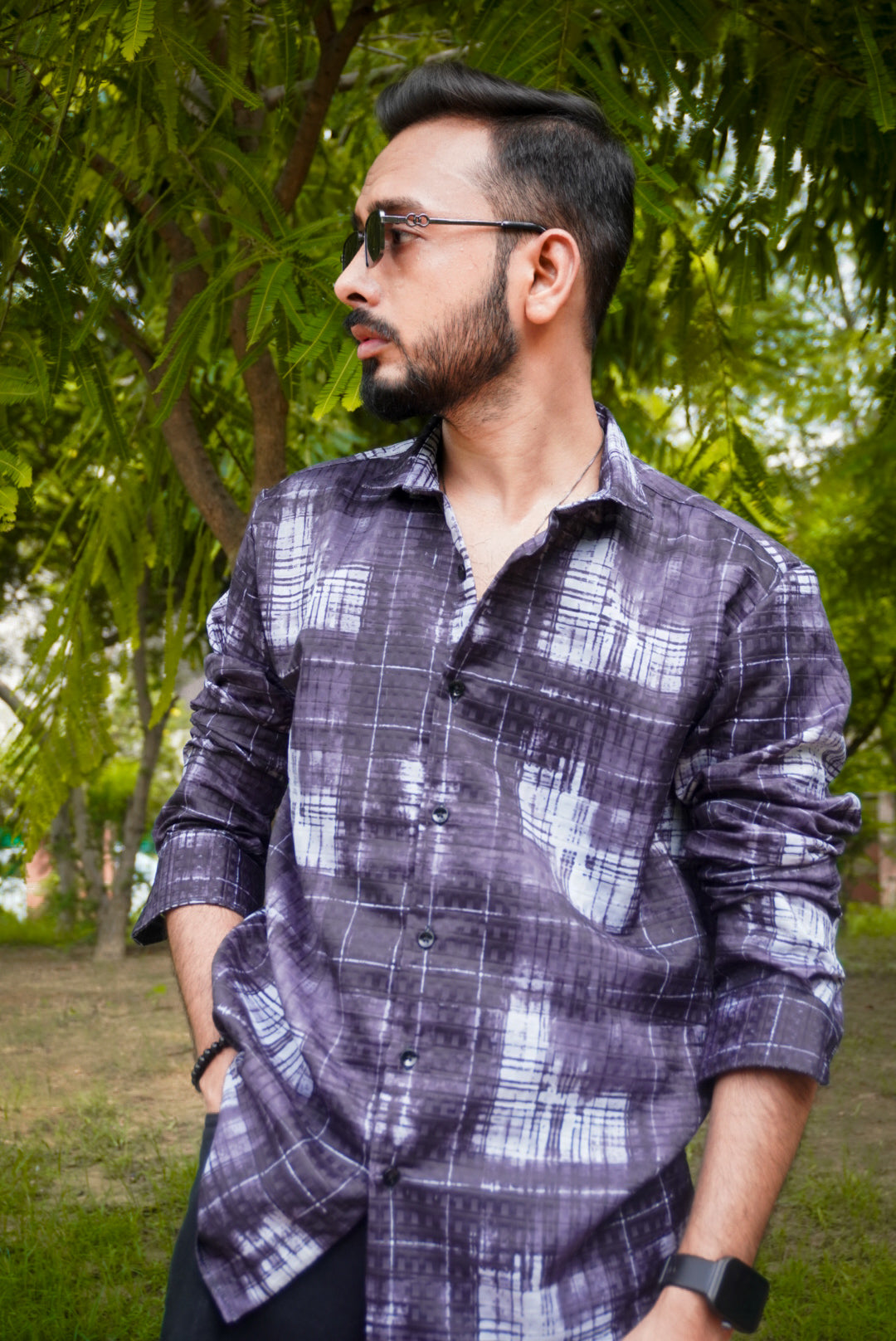 Multicoloured Printed Expression Shirt