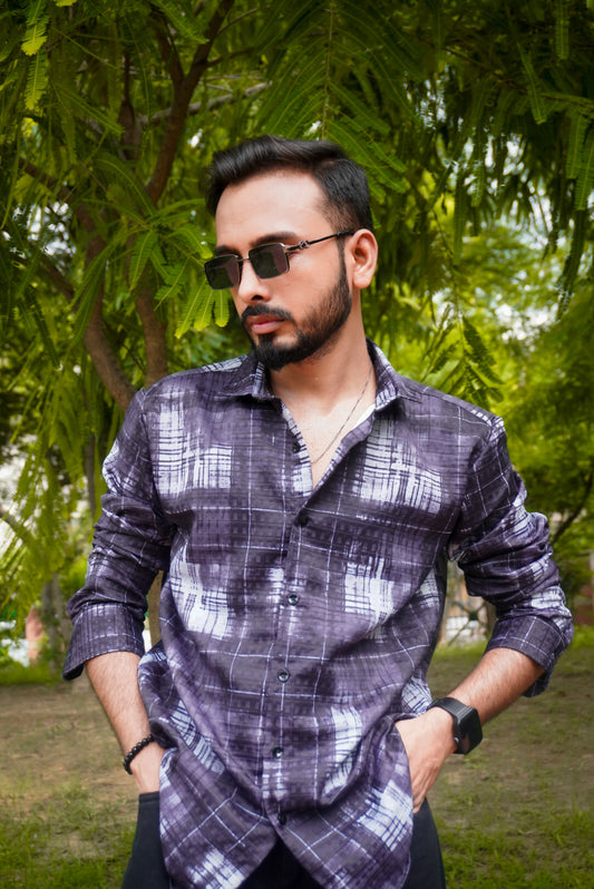 Multicoloured Printed Expression Shirt
