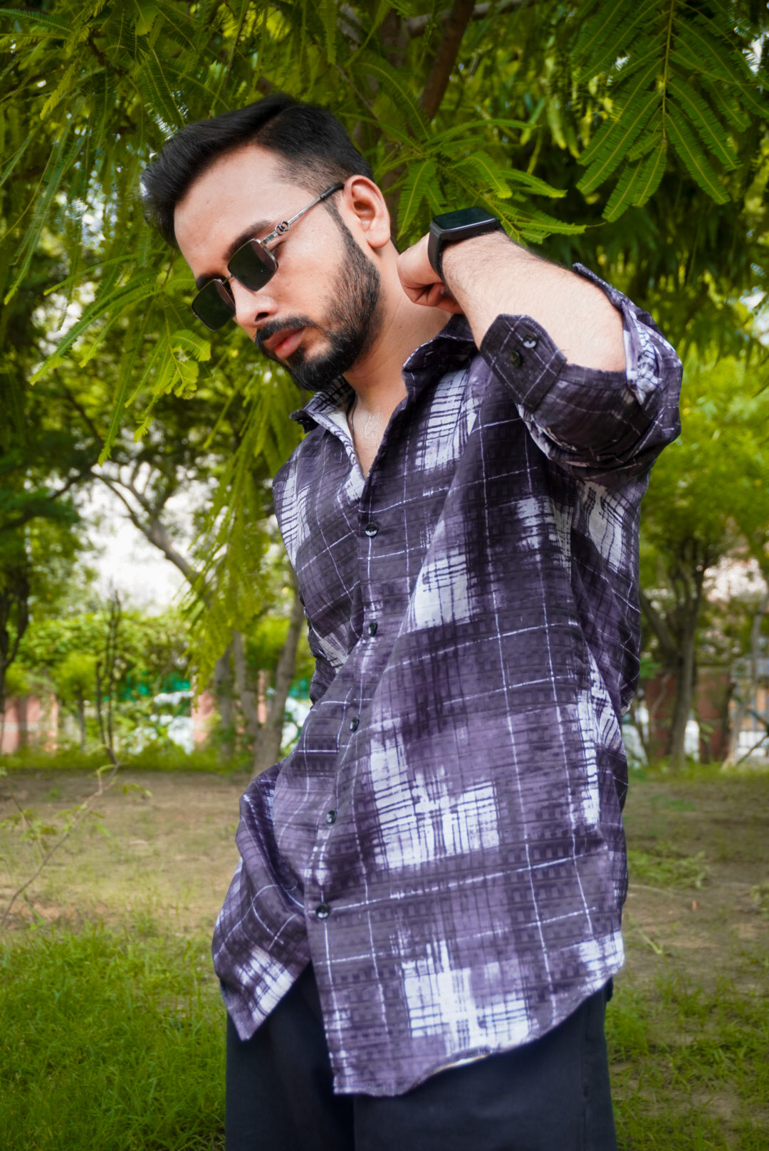 Multicoloured Printed Expression Shirt