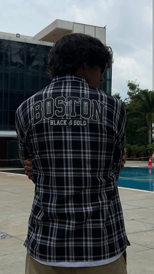 Black & White Check Shirt