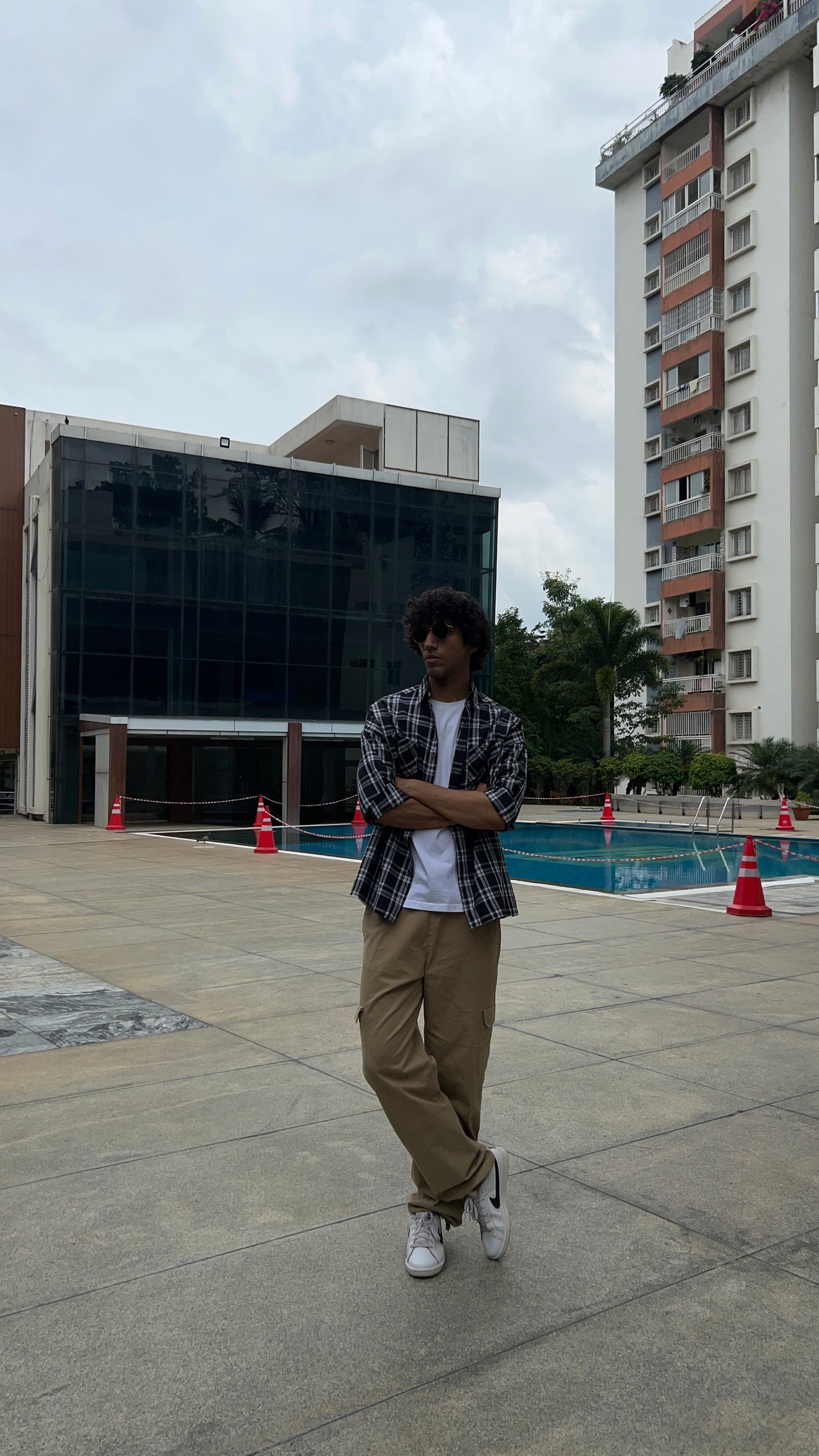 Black & White Check Shirt