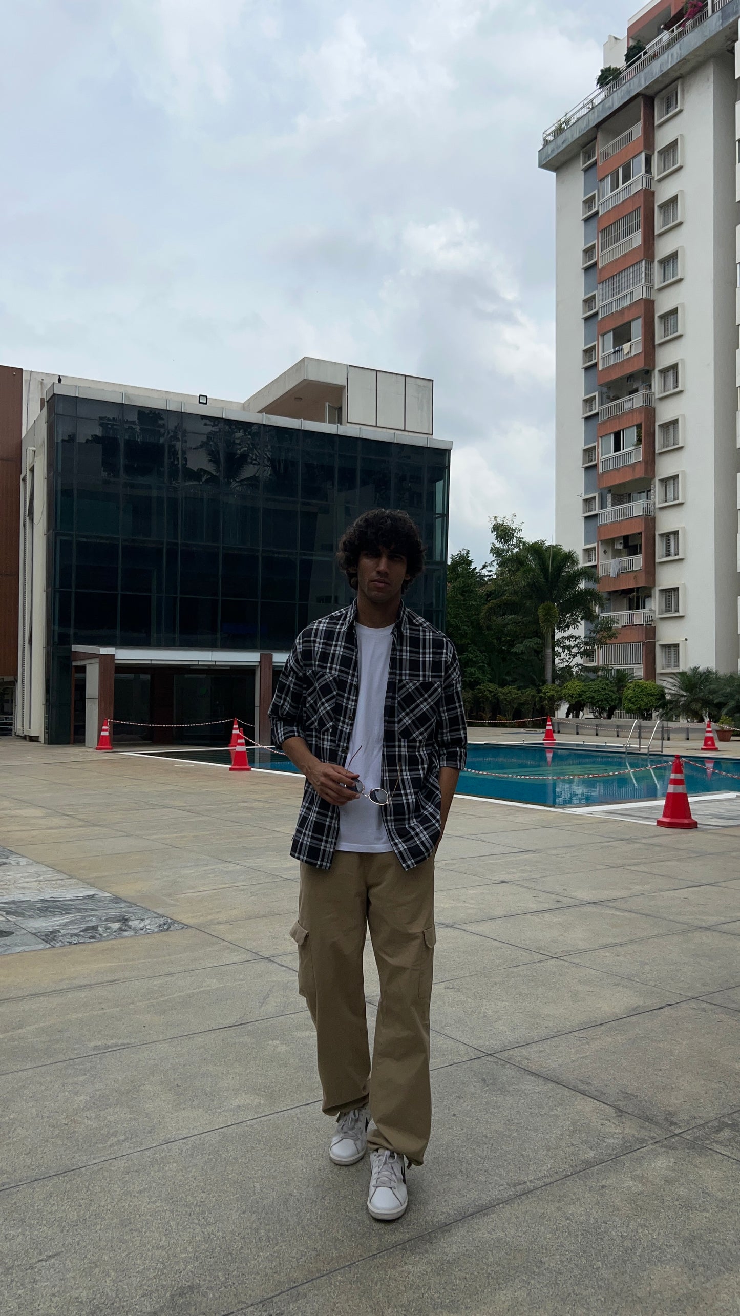 Black & White Check Shirt
