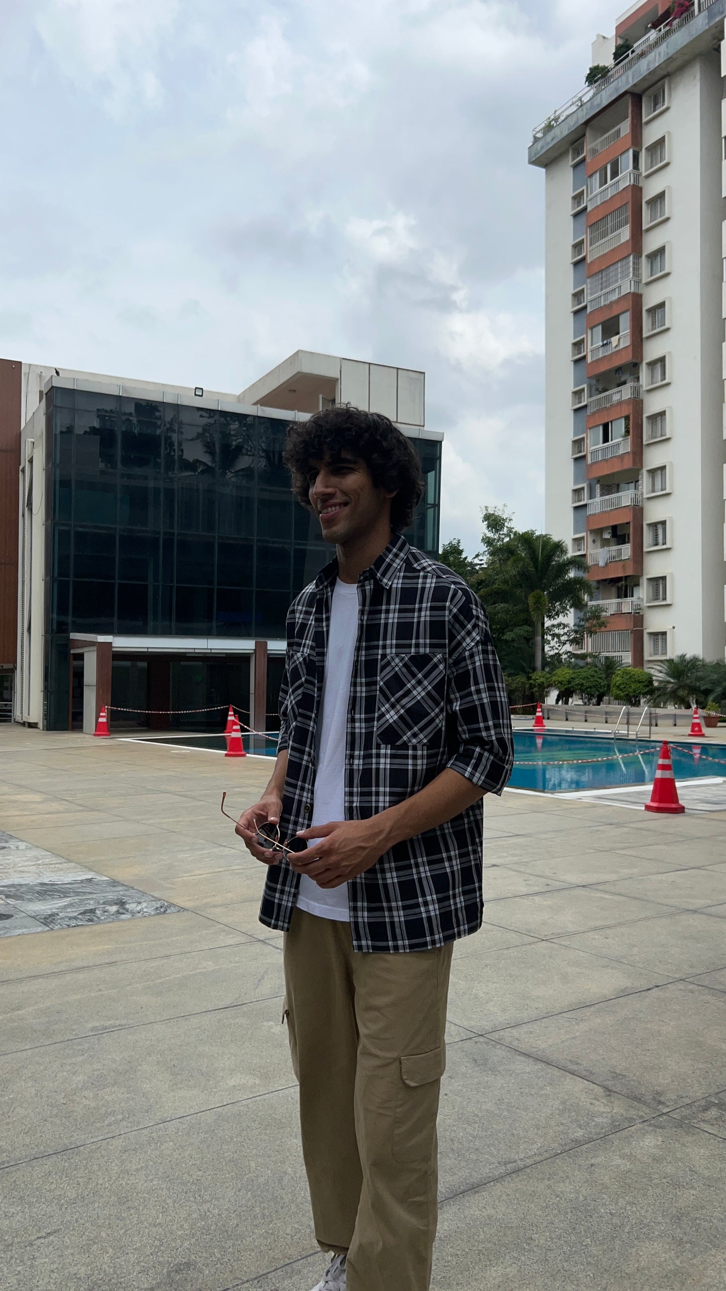 Black & White Check Shirt