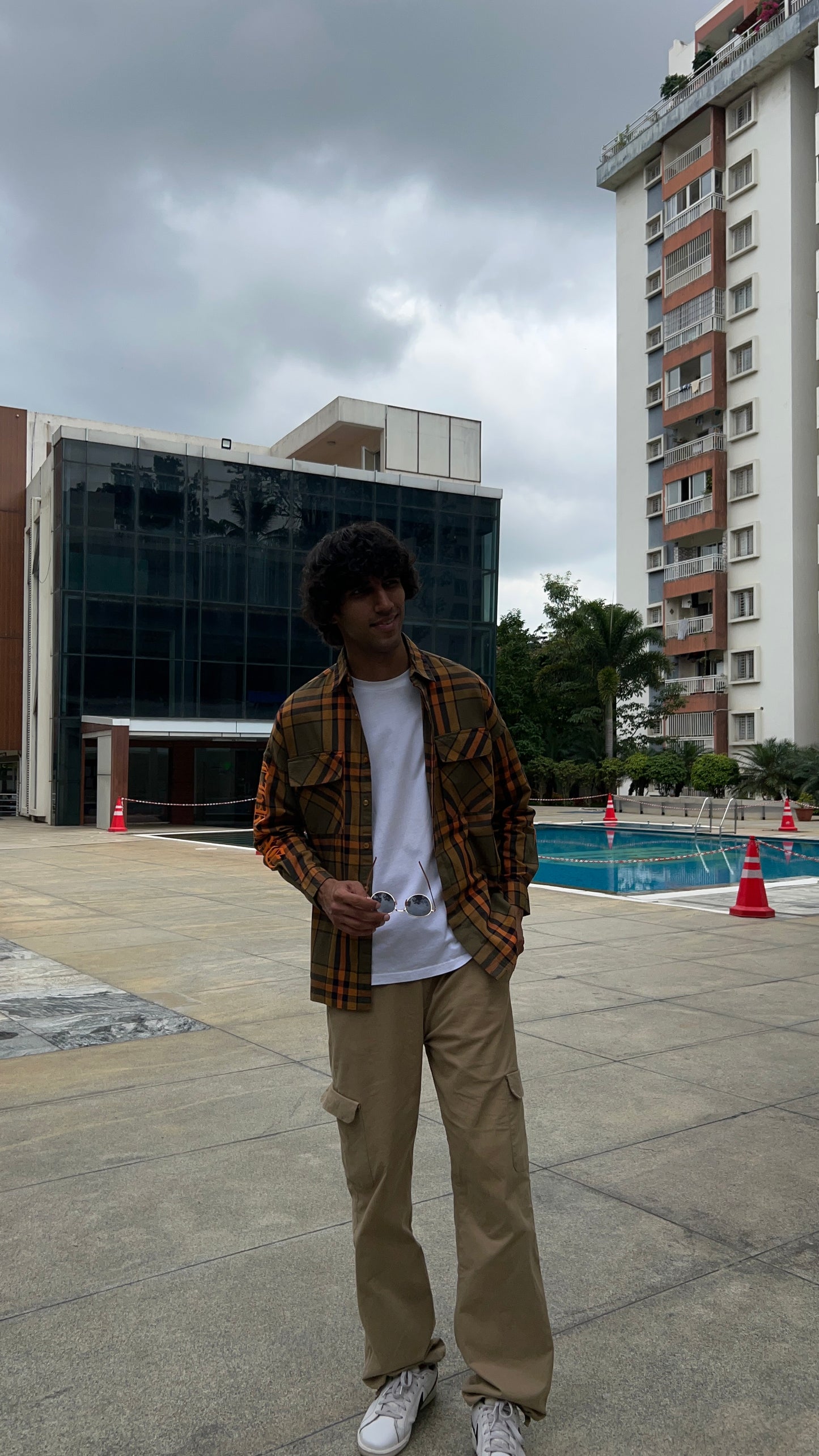 Rust Mustard Checked Shirt