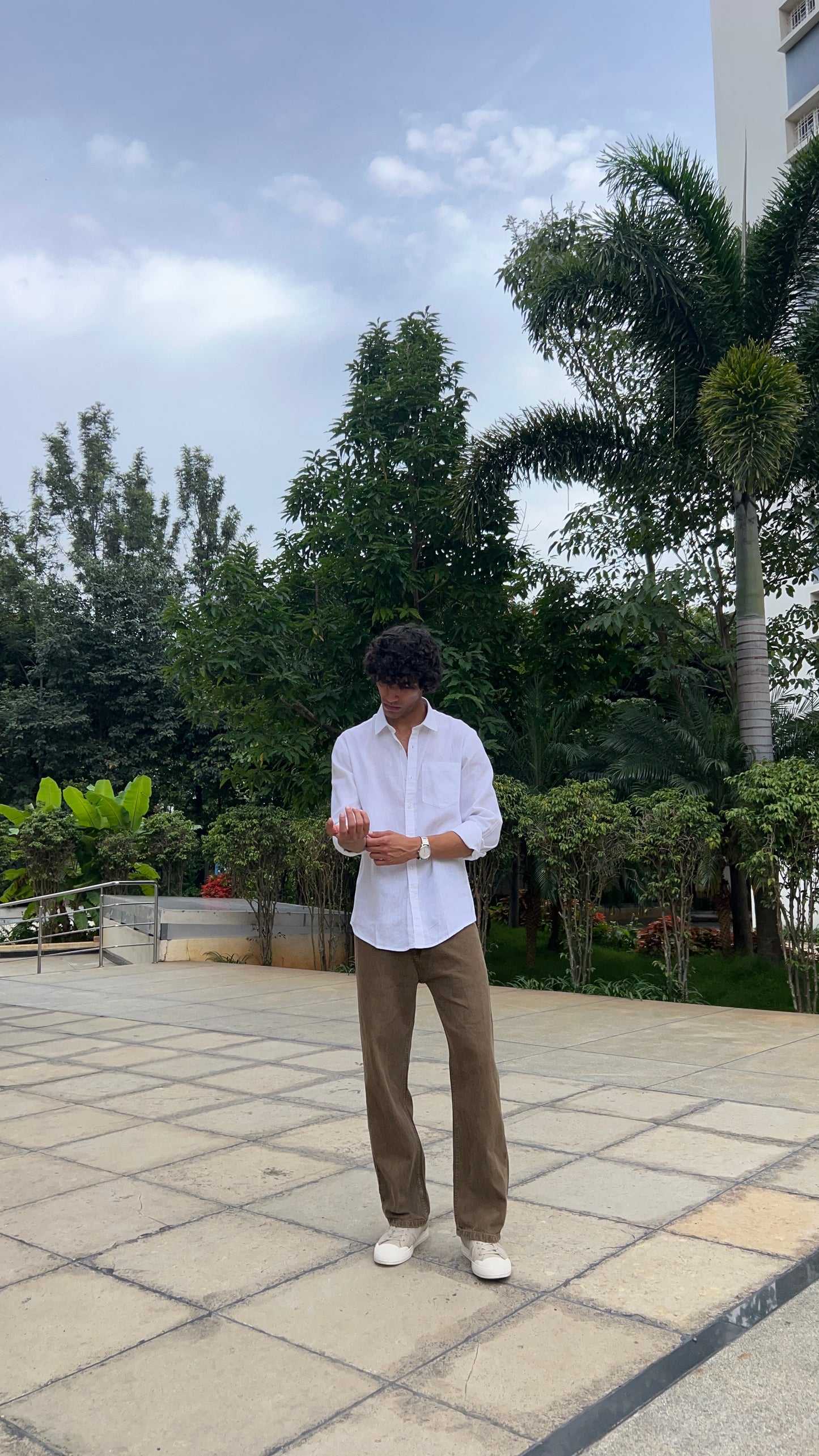linen White shirts