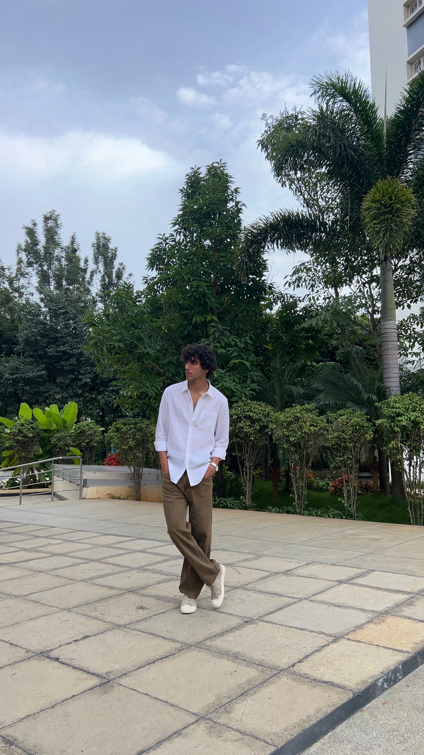 linen White shirts