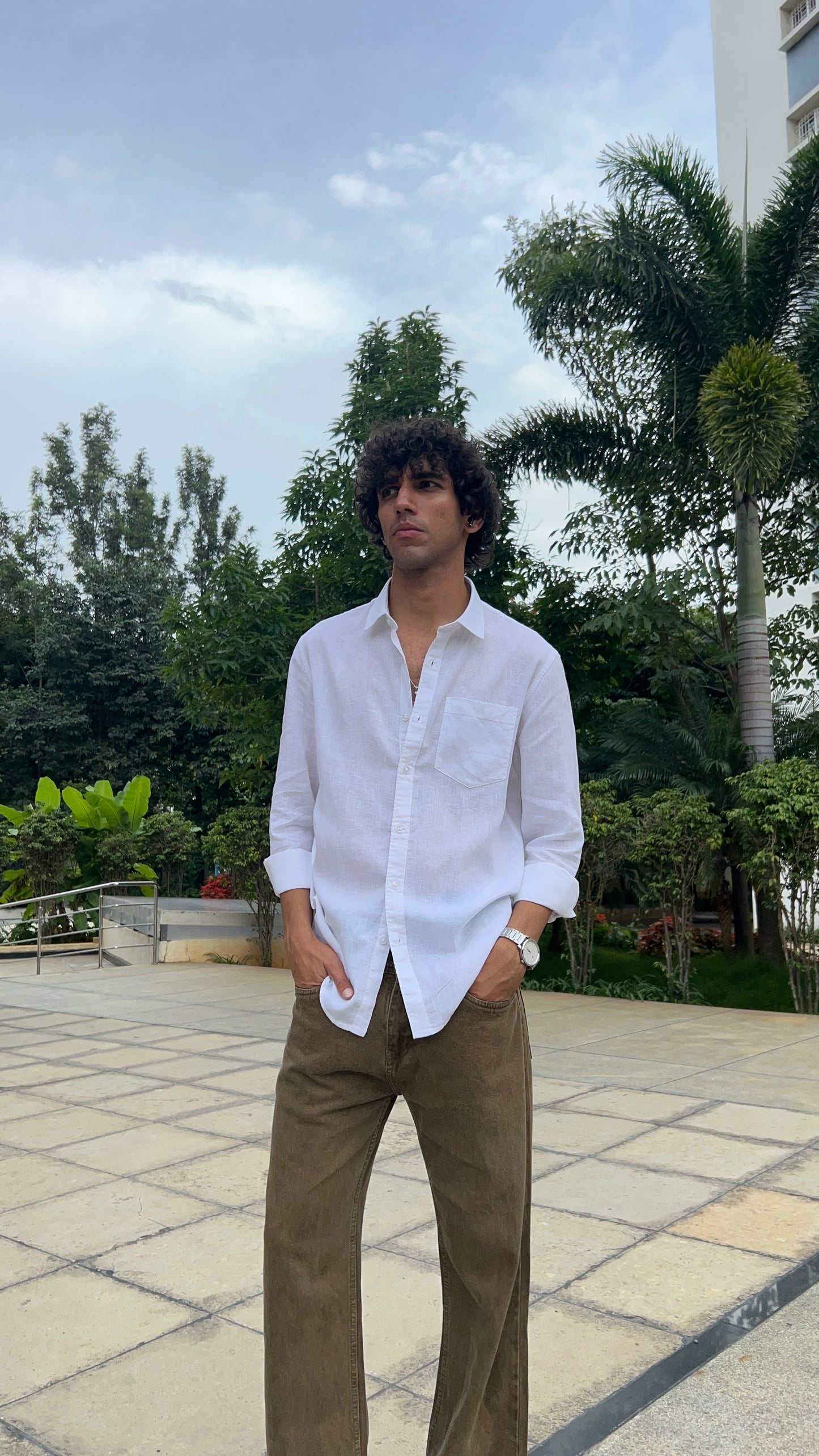 linen White shirts