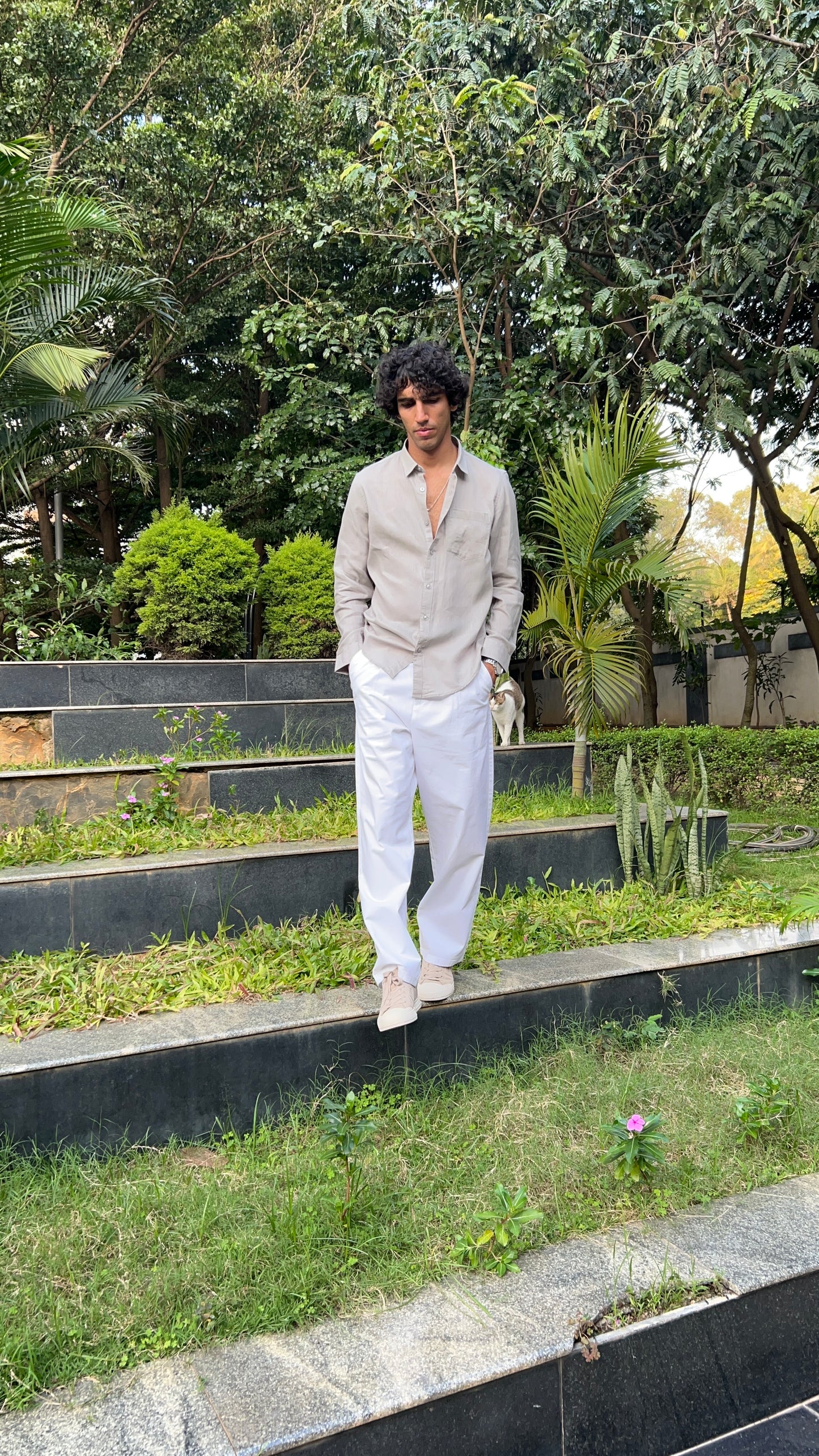 linen Grey shirts