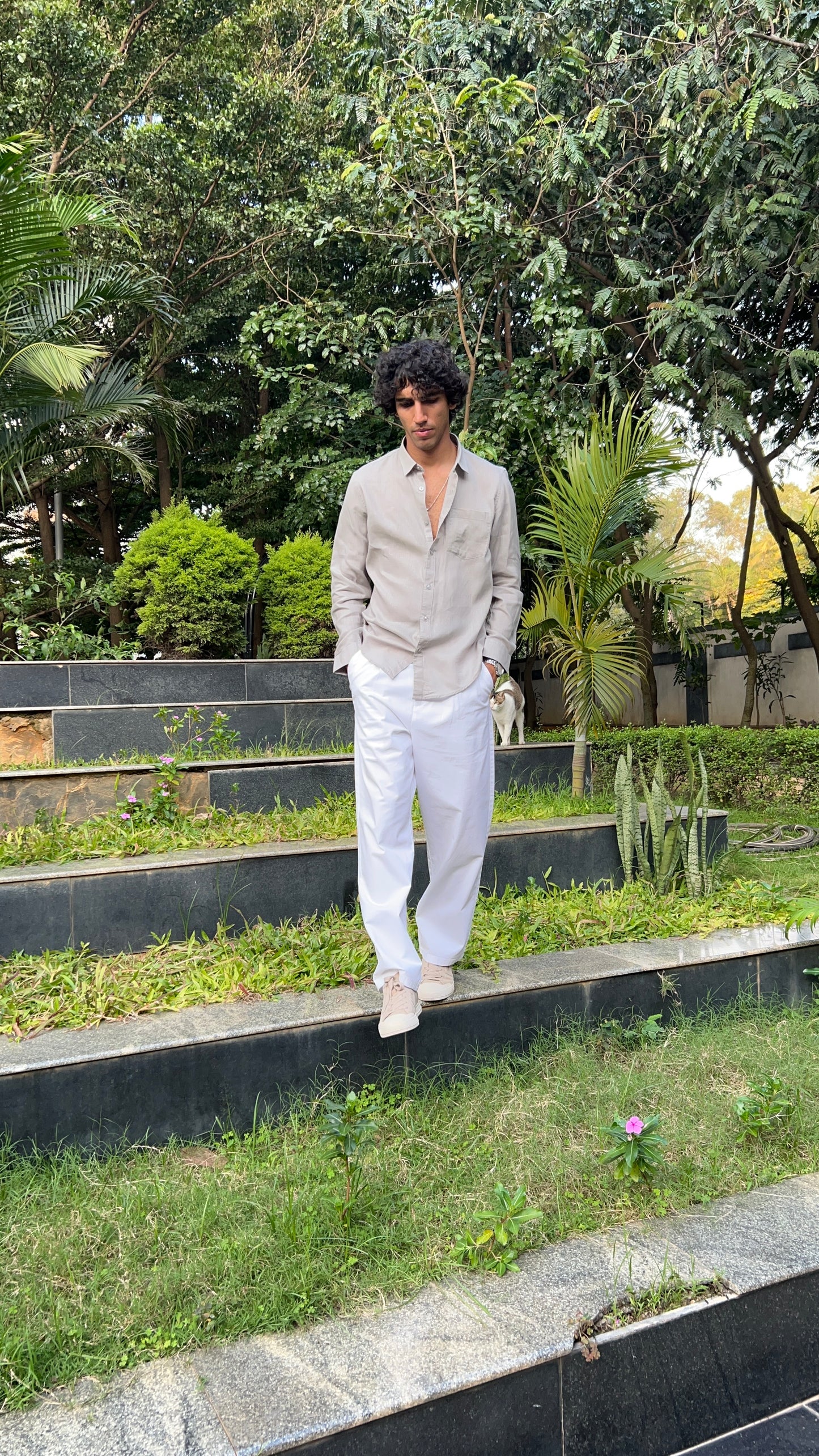 linen Grey shirts