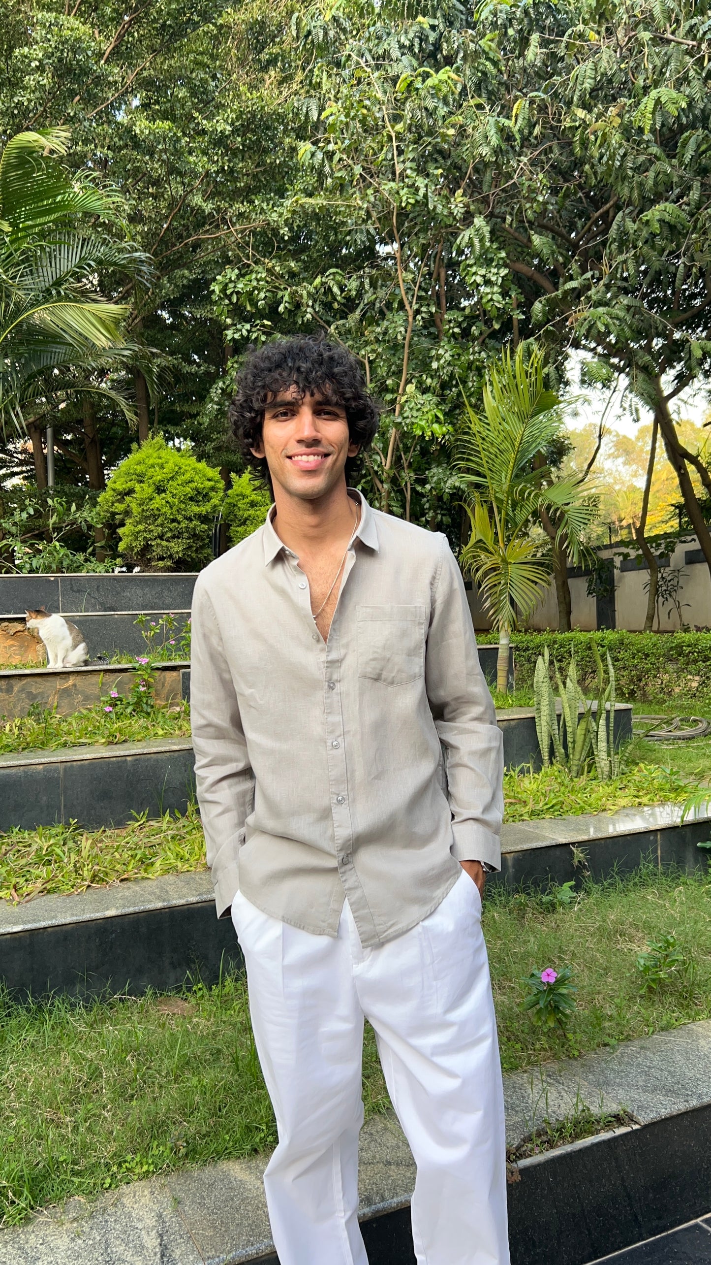 linen Grey shirts