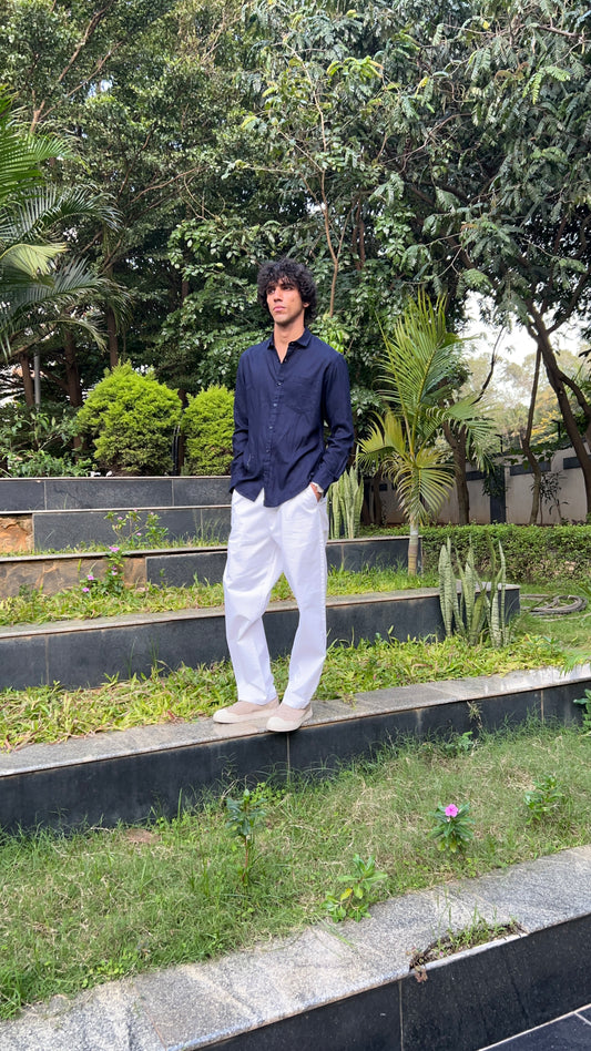 linen Blue shirts