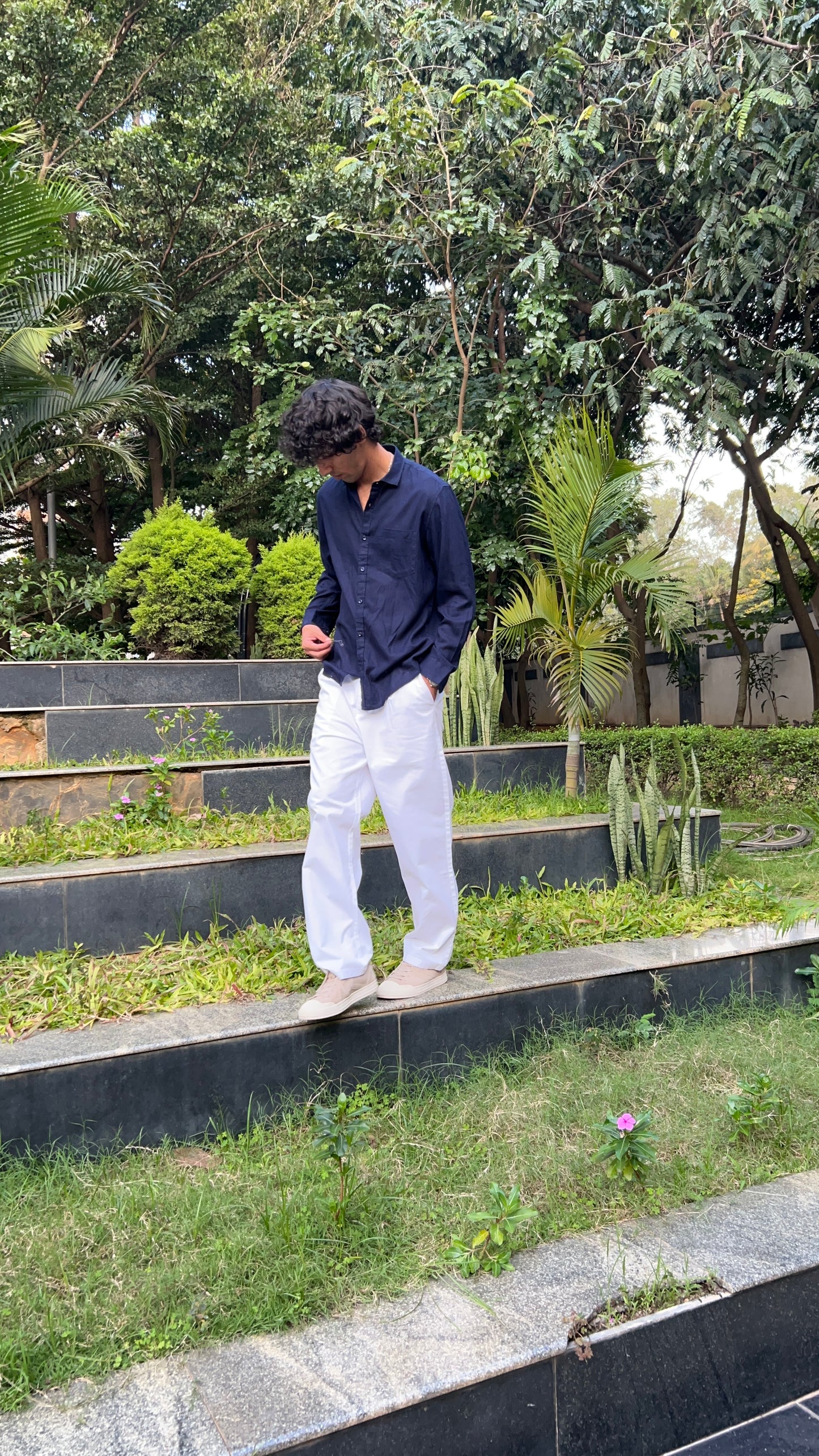 linen Blue shirts