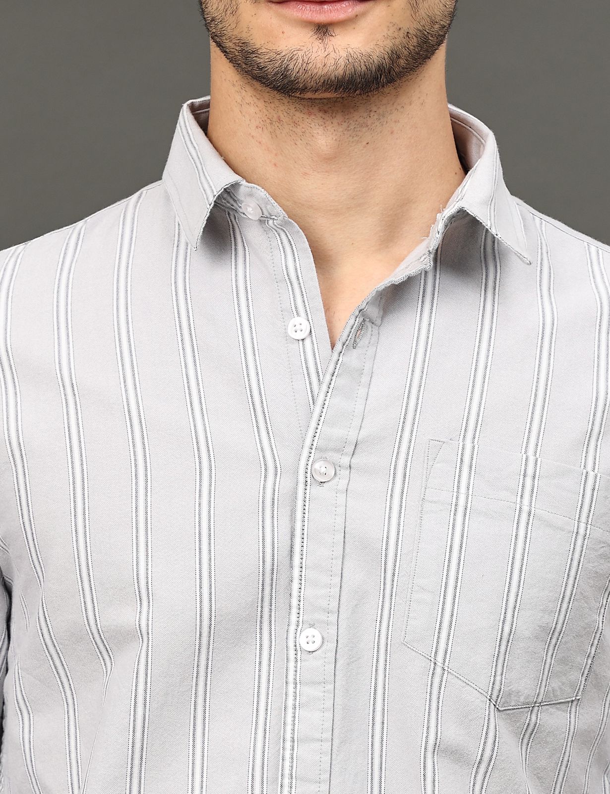 Lavender Lines Full Sleeve Shirts