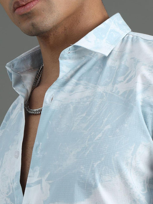 Floral Sky Full Sleeve Shirt