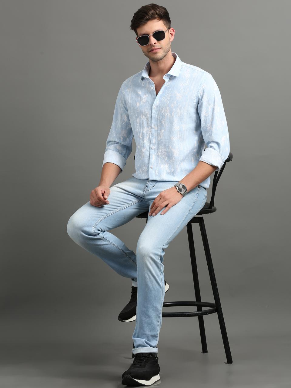 Stained Sky Full Sleeve Shirt