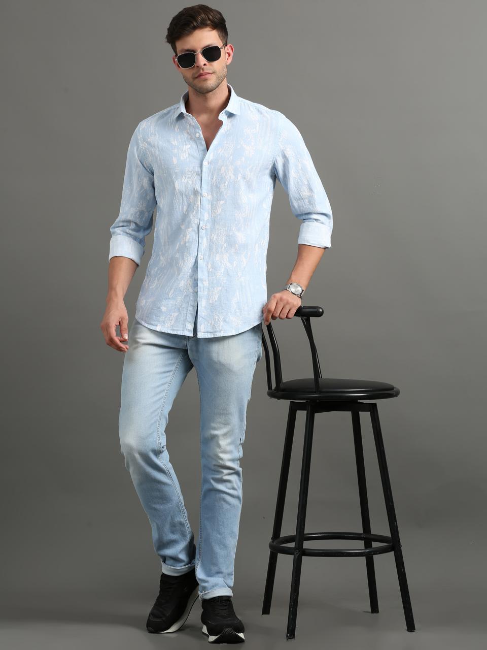 Stained Sky Full Sleeve Shirt