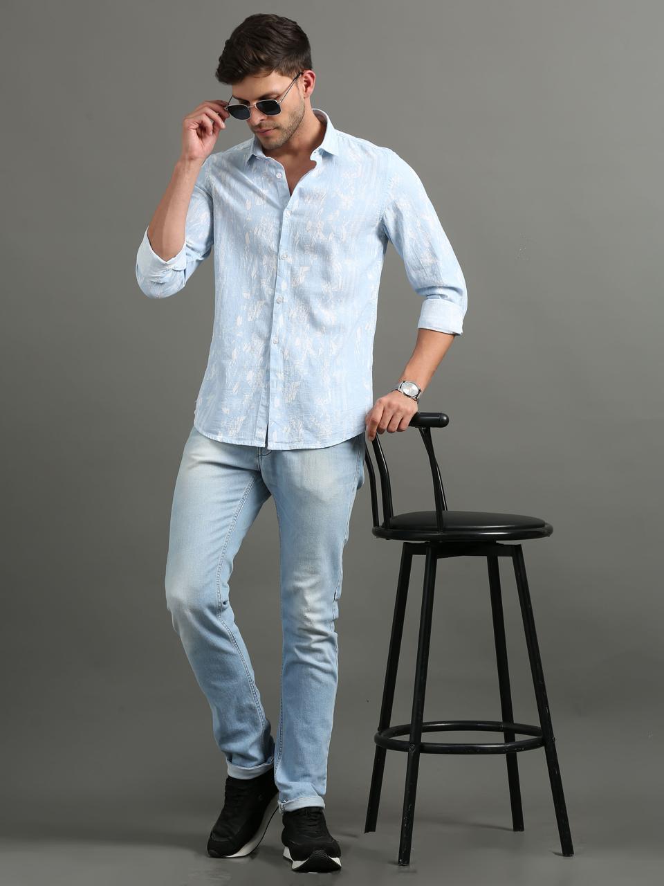 Stained Sky Full Sleeve Shirt