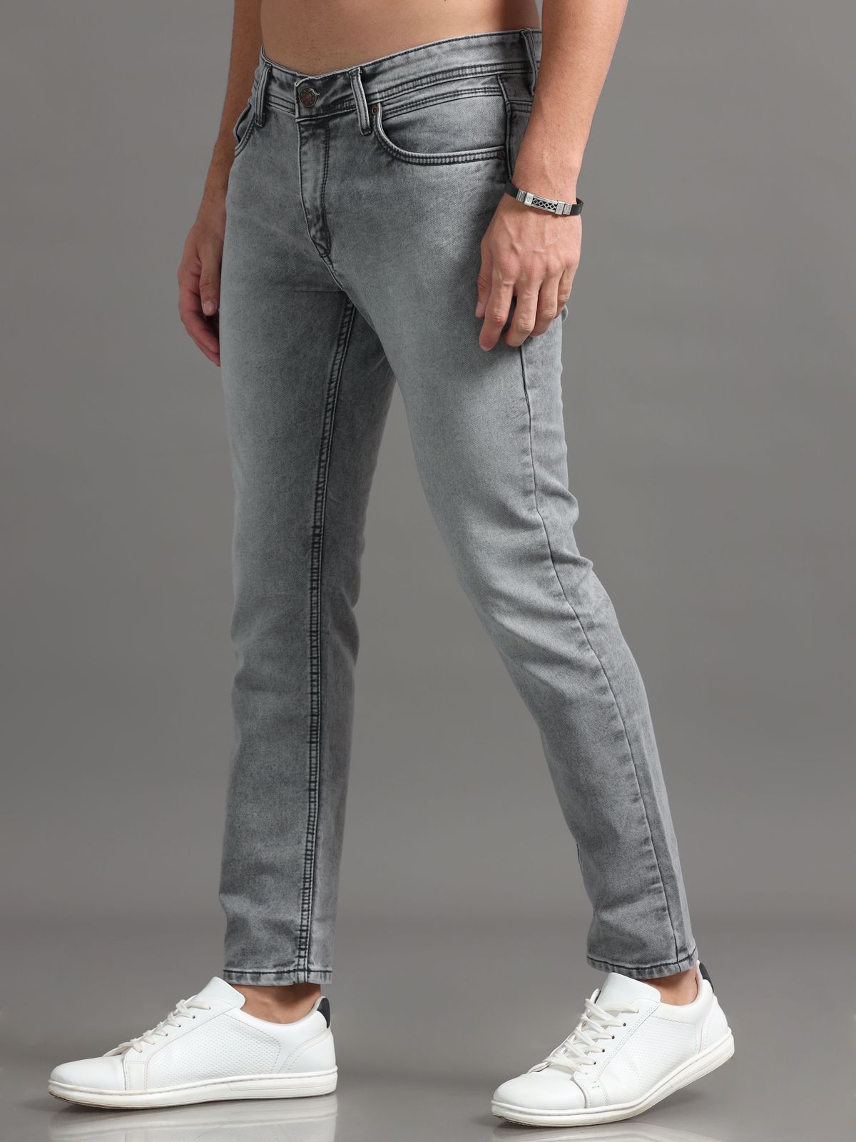 Cool Grey Denim Jeans