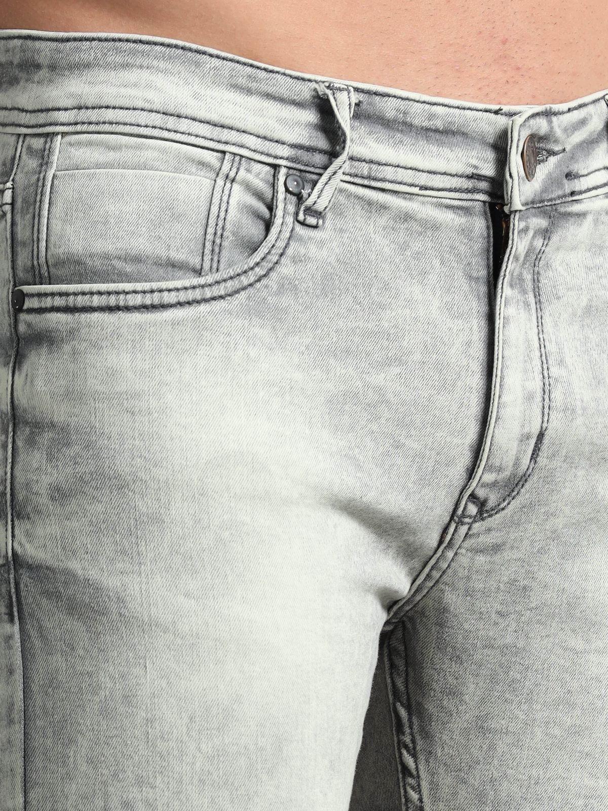 Foggy Grey Denim Jeans