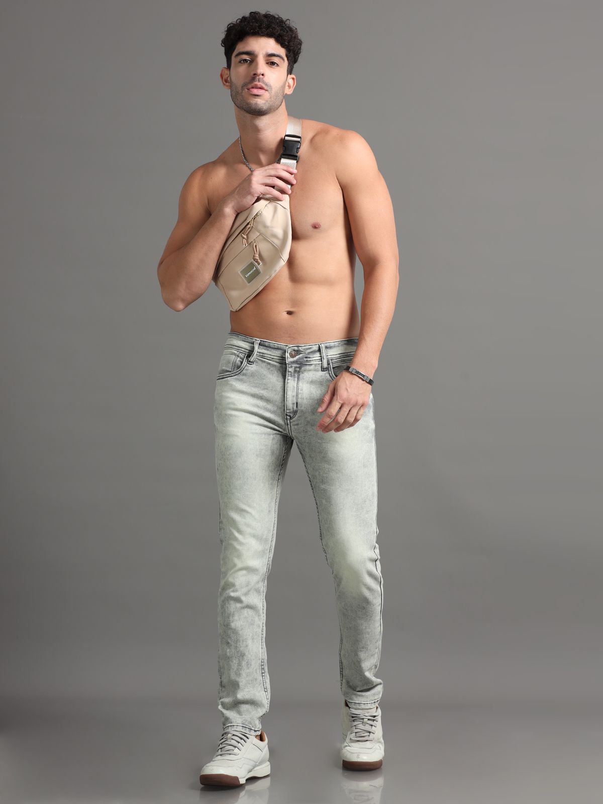 Dove Grey Denim Jeans
