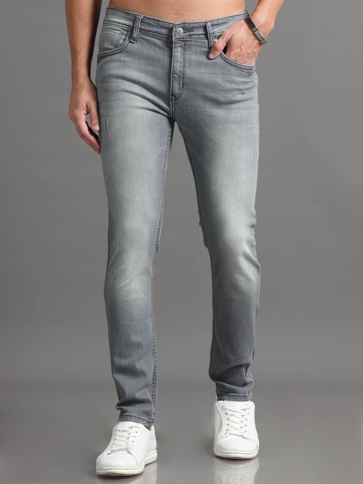 Dove Grey Denim Jeans