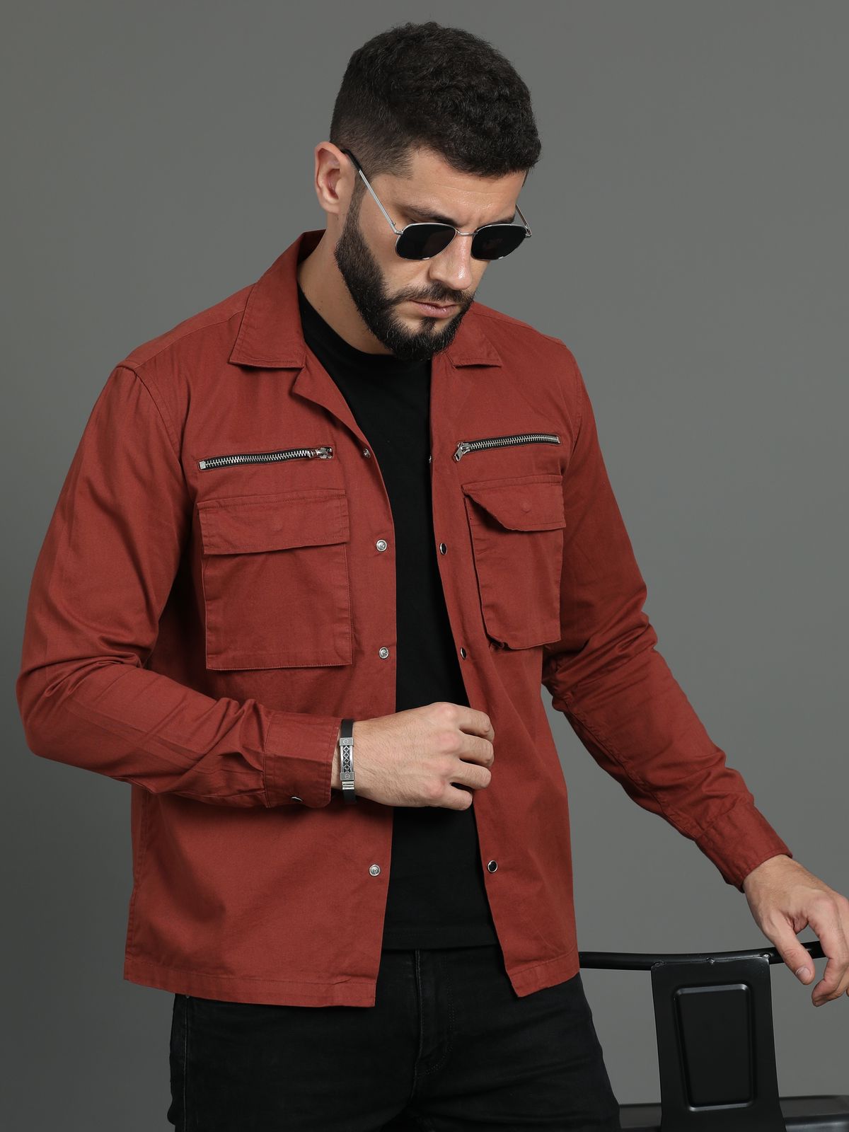 Brick Zipper RFD Shirt