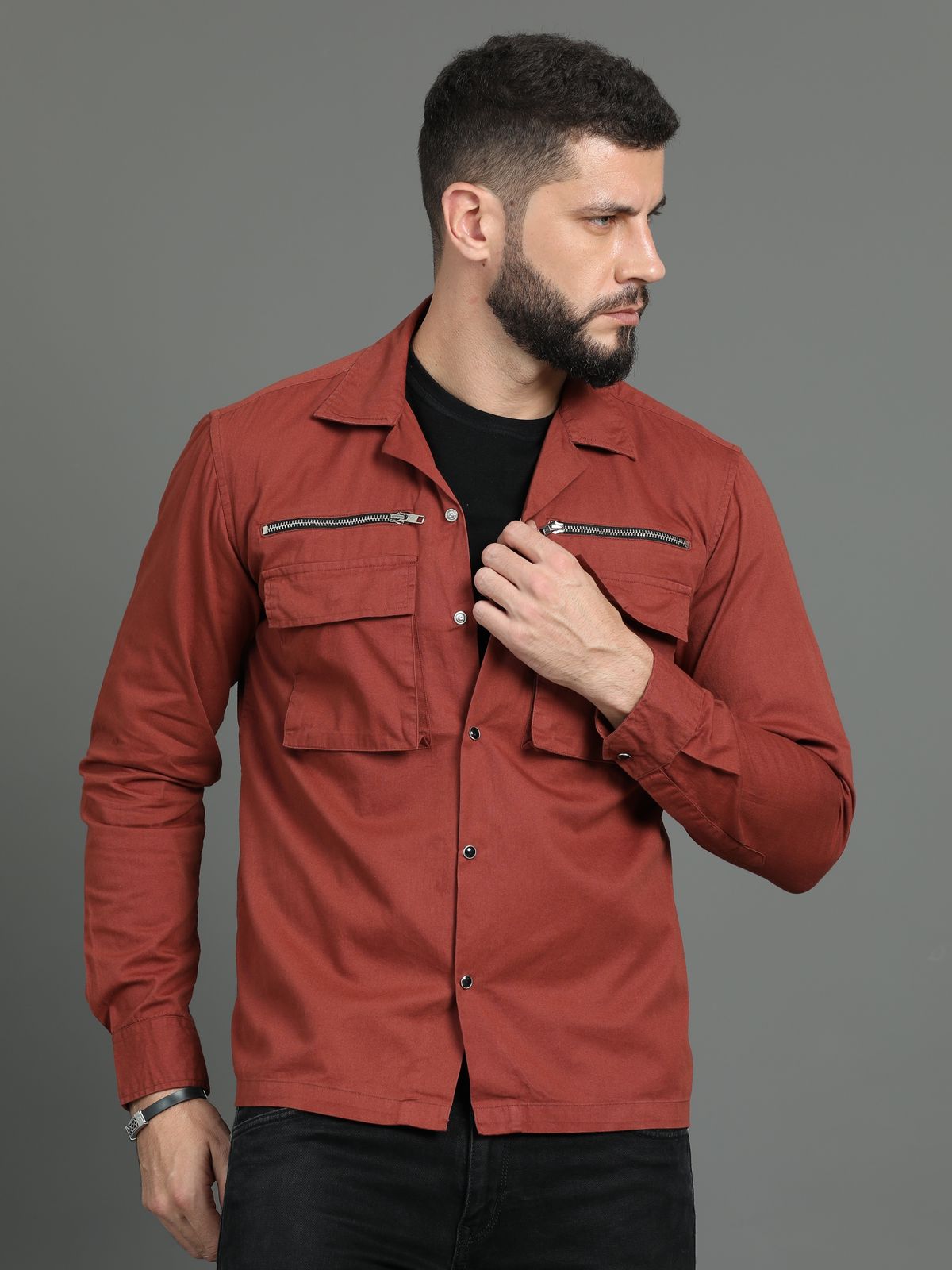 Brick Zipper RFD Shirt