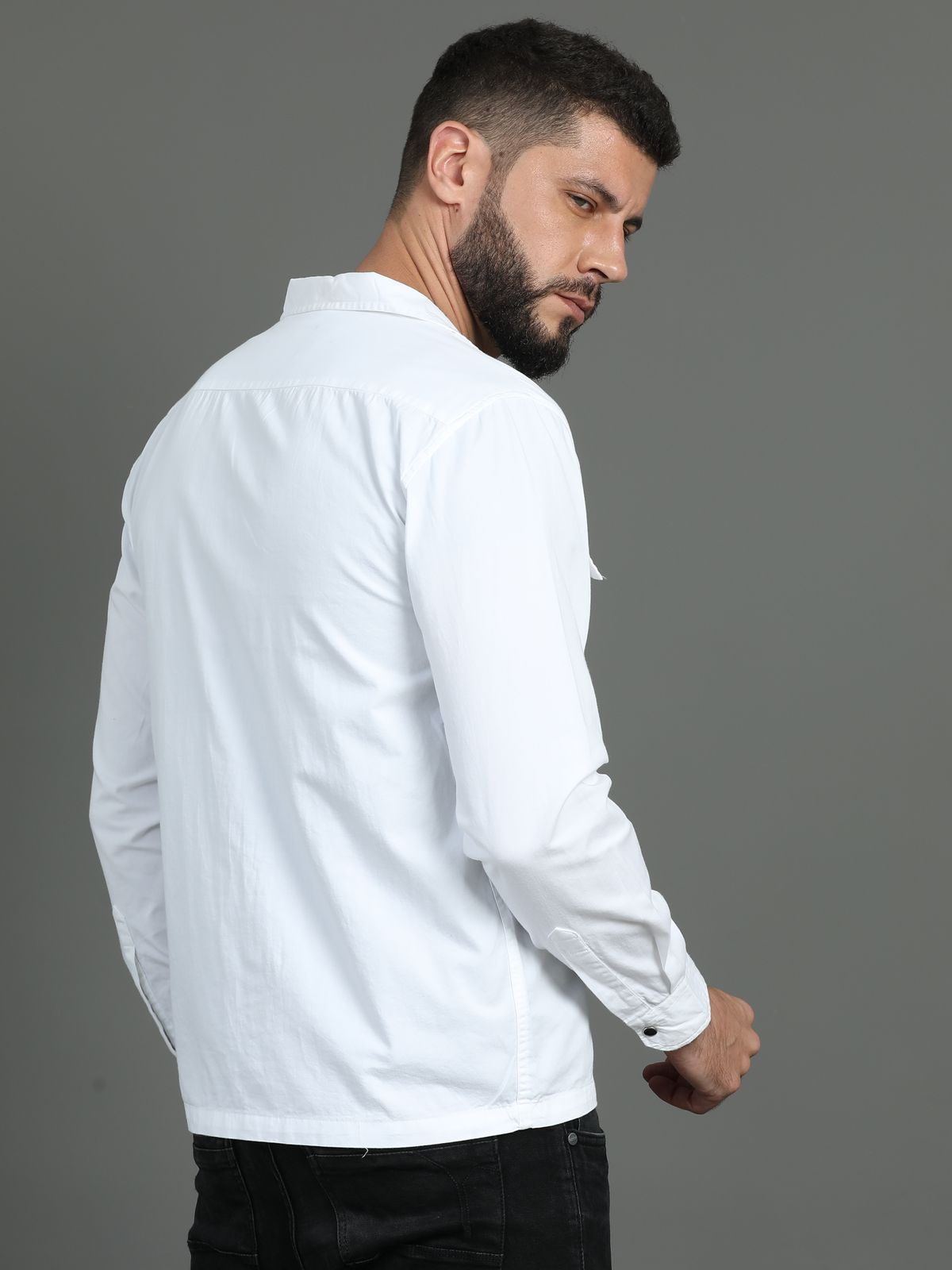 White Zipper RFD Shirt