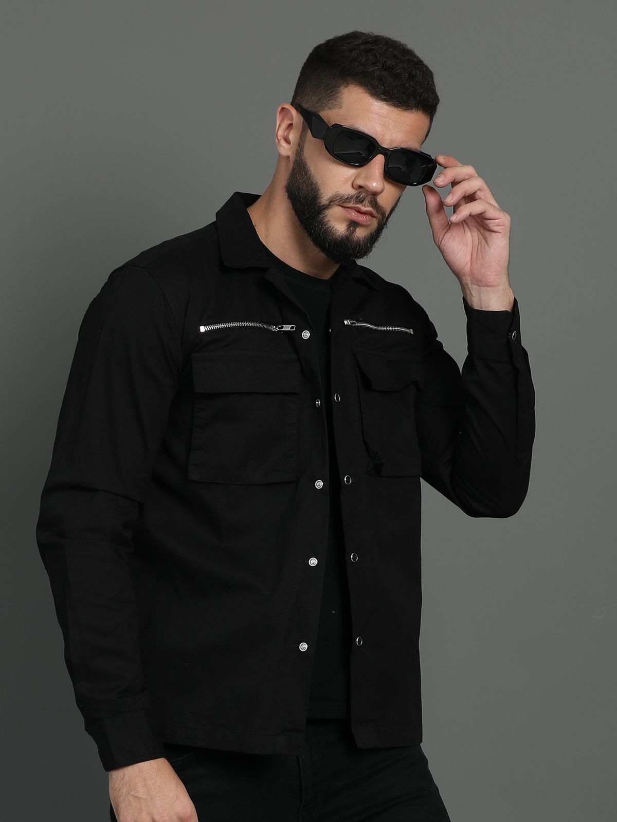 Black Zipper RFD Shirt
