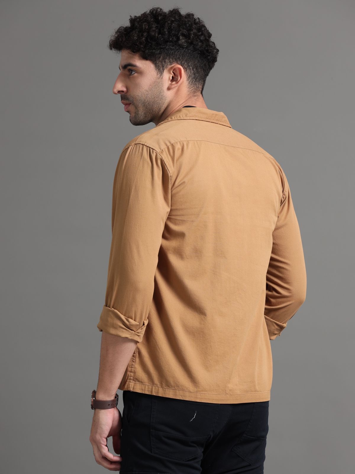 Beige Zipper RFD Shirt