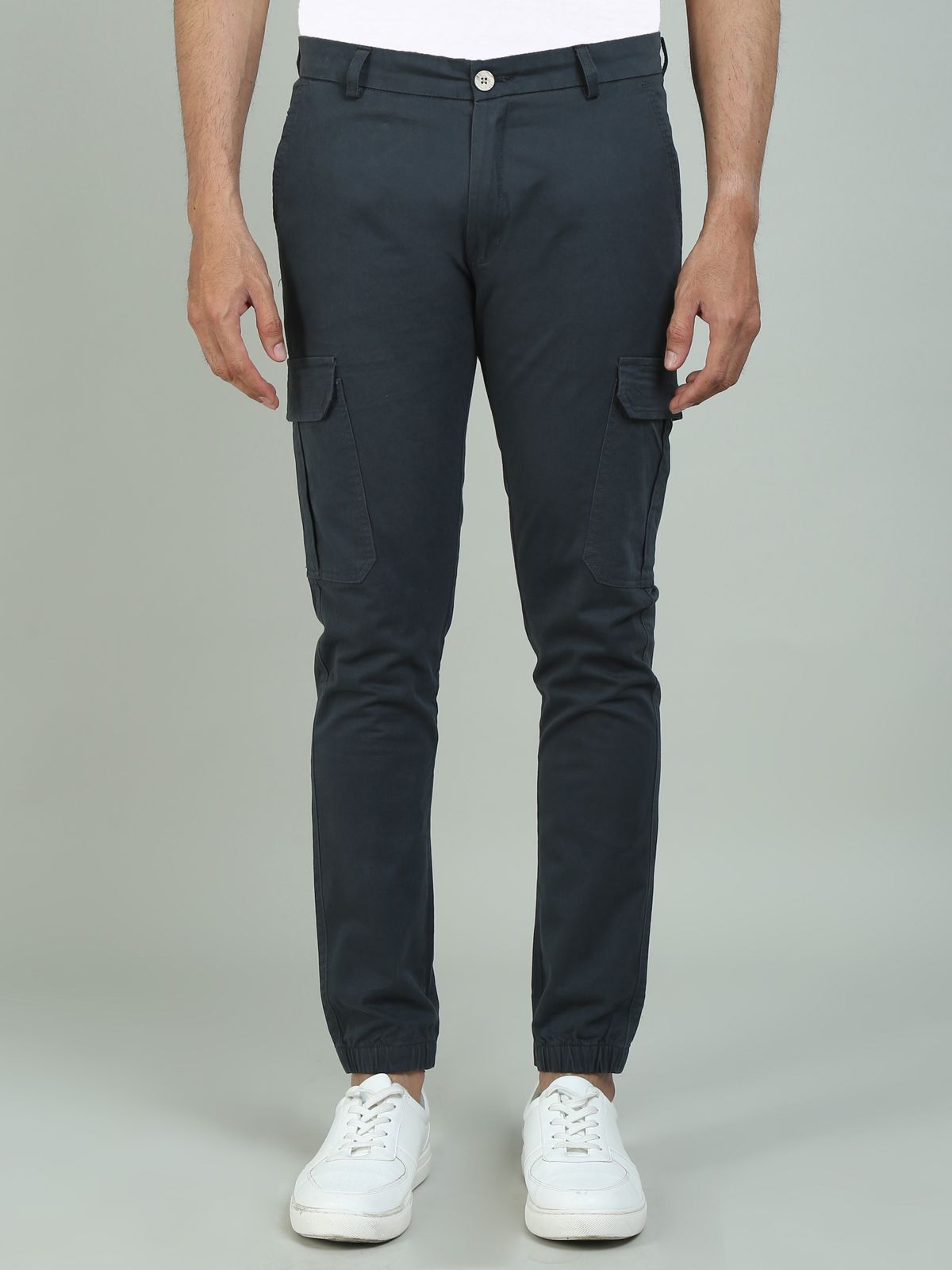 Dark Grey Cargo Joggers