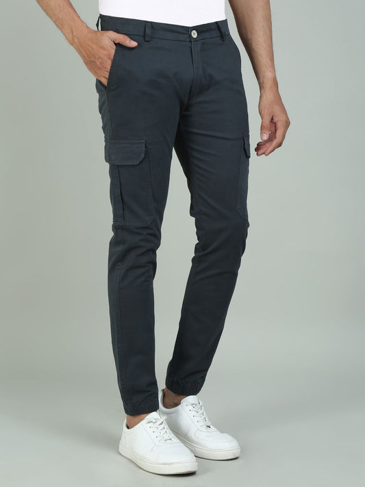 Dark Grey Cargo Joggers