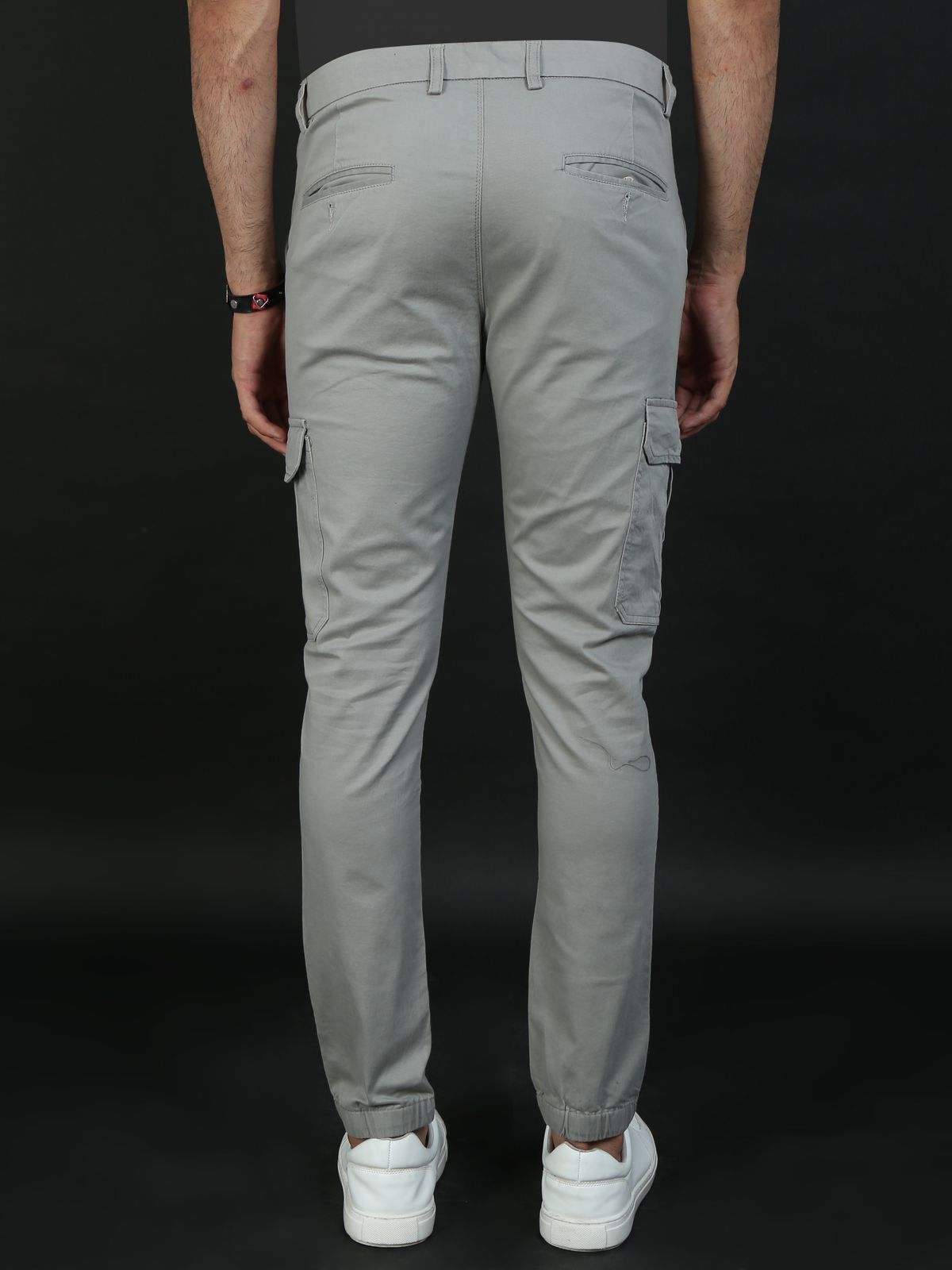 Light Grey Cargo Joggers