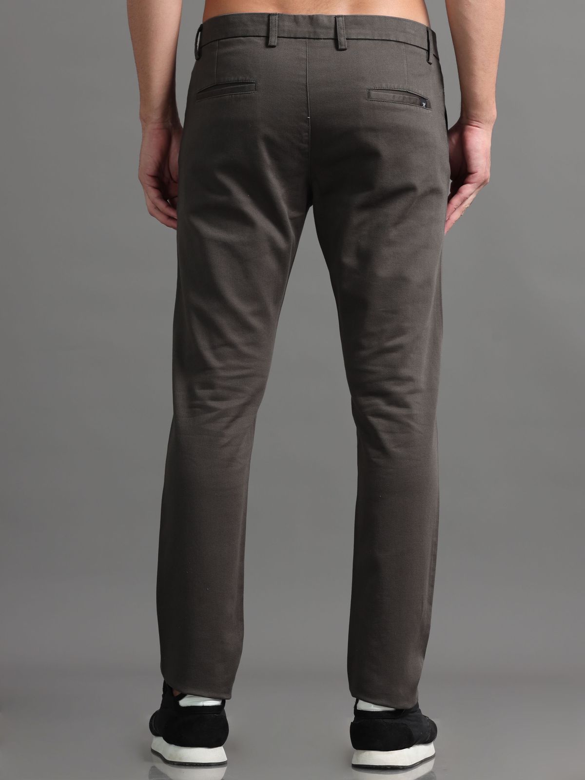 Slate Grey Knitted Chino